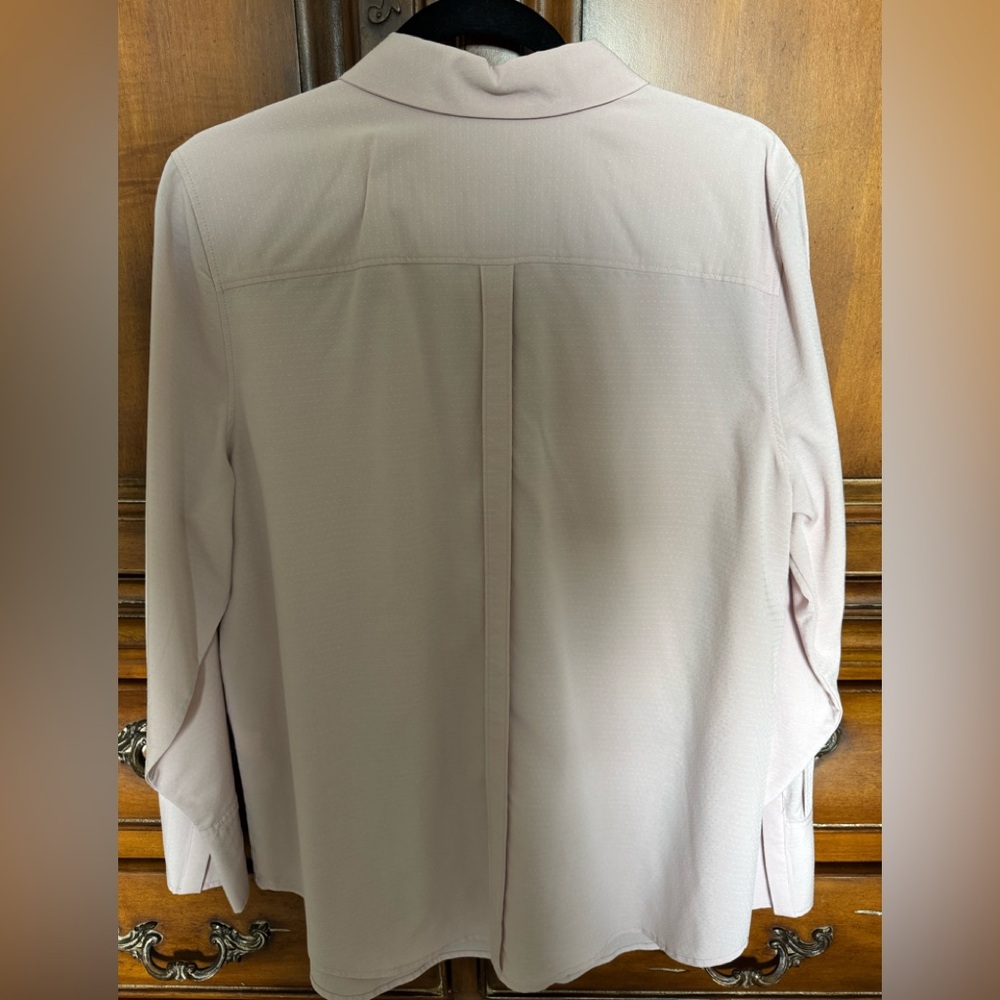 Chico's Soft Pink Collared Shirt - Picture 6 of 6